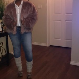 faux fur coat